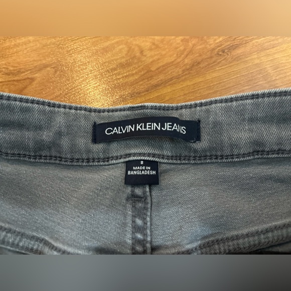 CALVEIN KLEIN Black Faded Jean Shorts - Picture 5 of 6